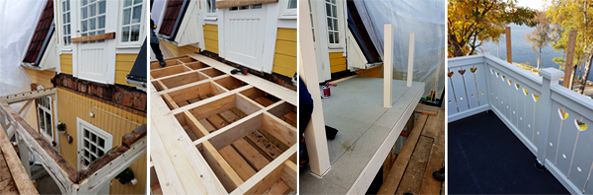 Bild på renovering av altan, Byggklar Sverige AB Stockholm, Botkyrka